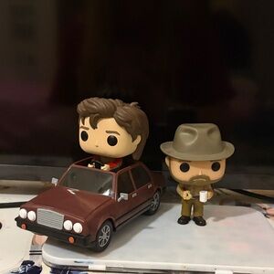 Funko Pop Figures with Car